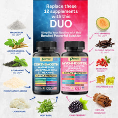 Parrox Ashwagandha L-Theanine capsules for focused calm and well-being.