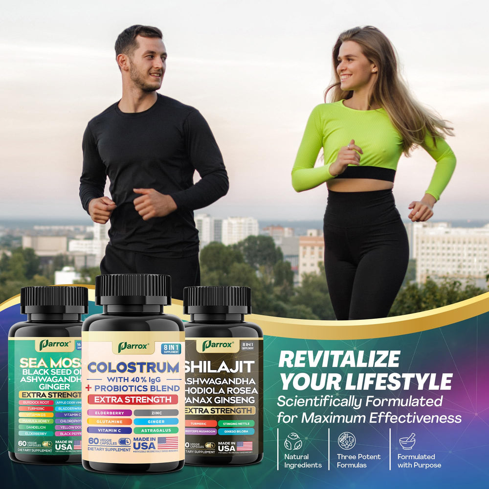 Parrox Black Seed Oil with Turmeric and Chlorophyll enhances vitality and daily balance