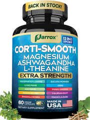Parrox Corti-Smooth bottle on a clean desk for daily wellness support