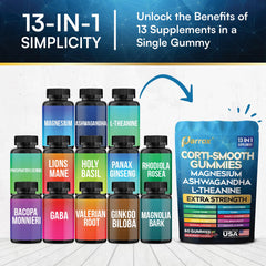 Parrox Corti-Smooth gummies bite closeup, bite-sized dose for effortless daily ritual