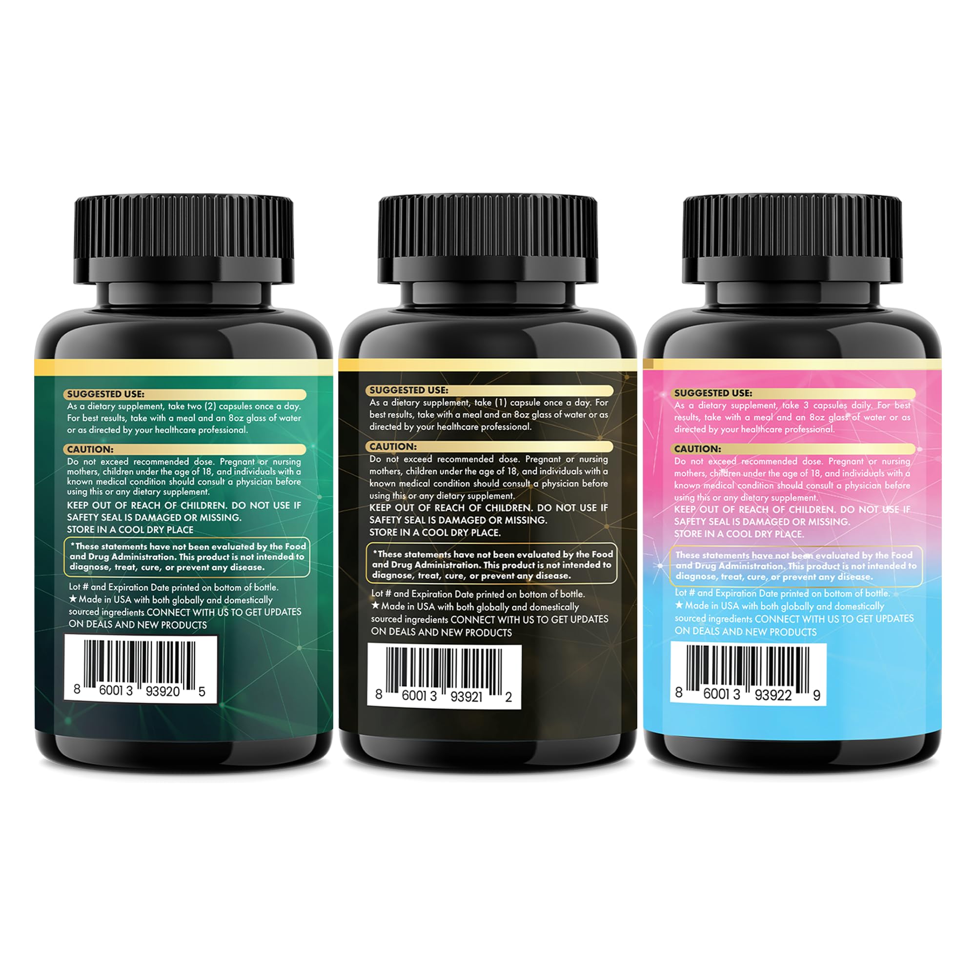 Parrox Daily Wellness Bundle bottle simplifies routine with three formulas.