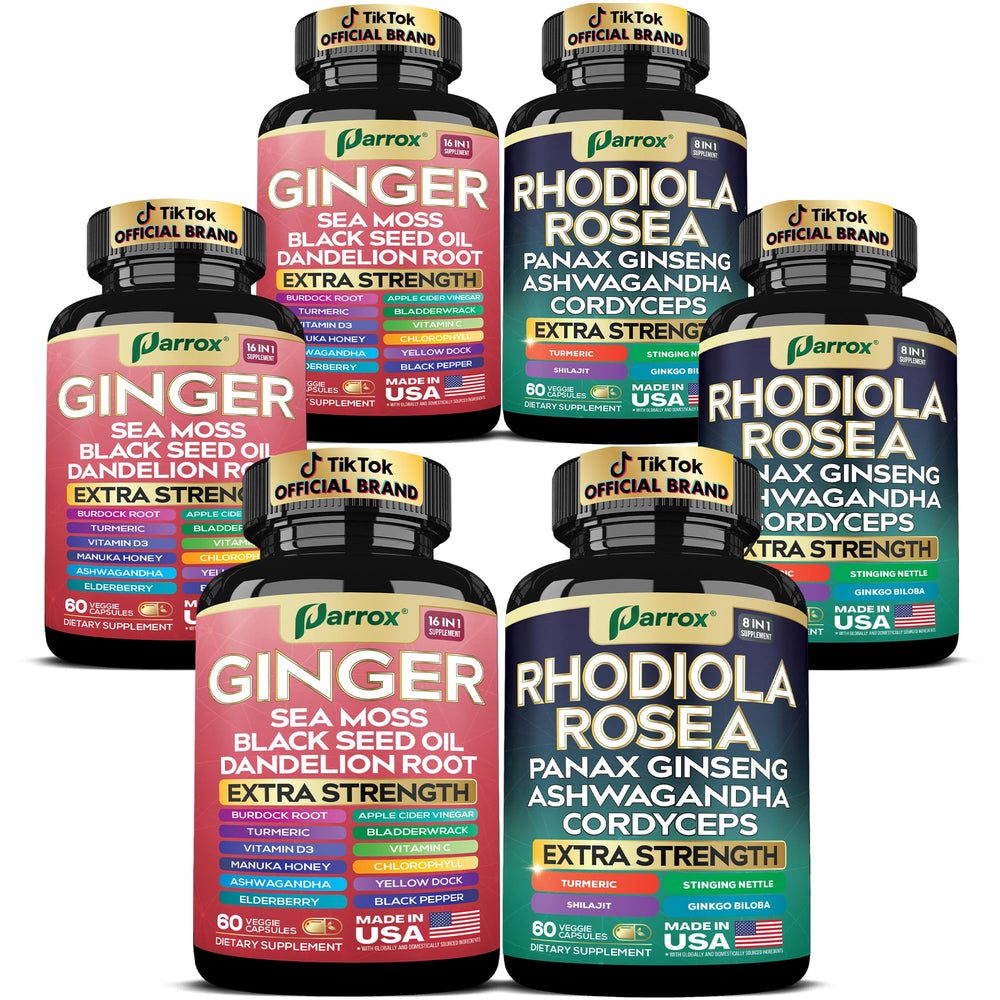 Parrox Dynamic Duo Bundle front view with two bottles for easy daily routine.