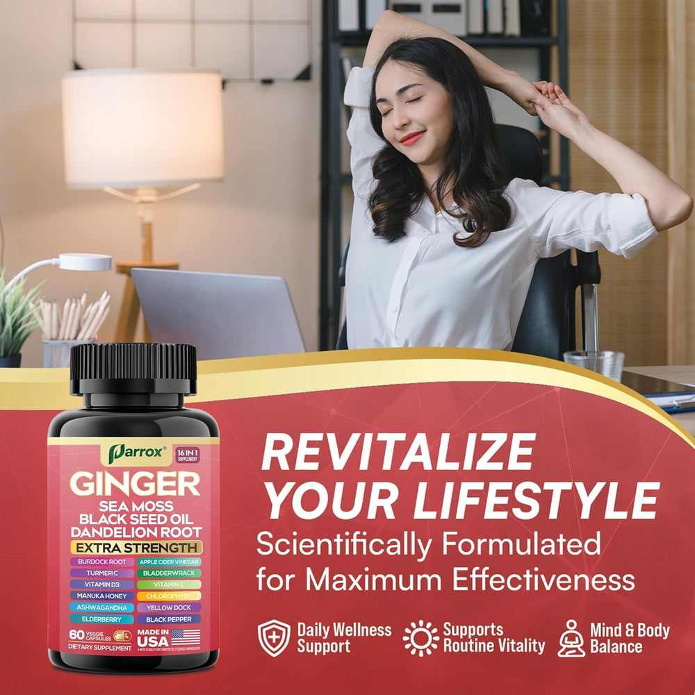 Parrox capsules pictured as part of a simple daily routine.