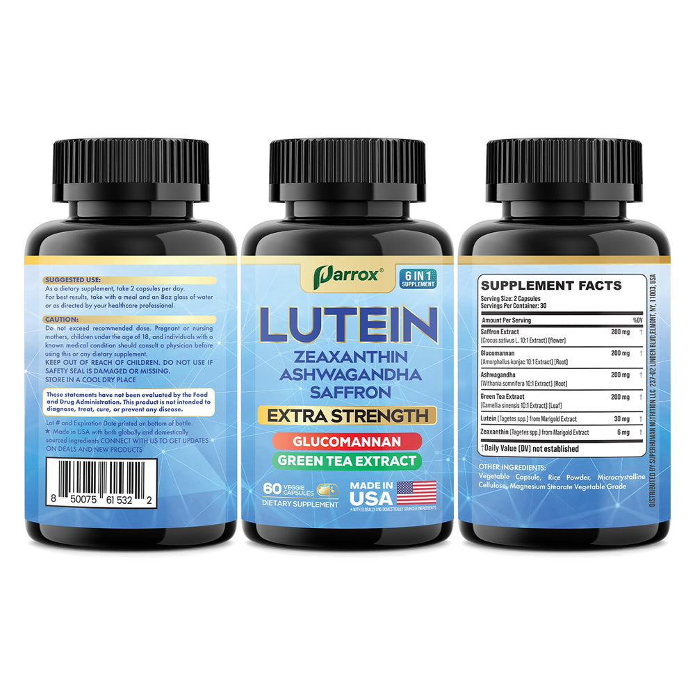 Parrox glucomannan fiber visual emphasis