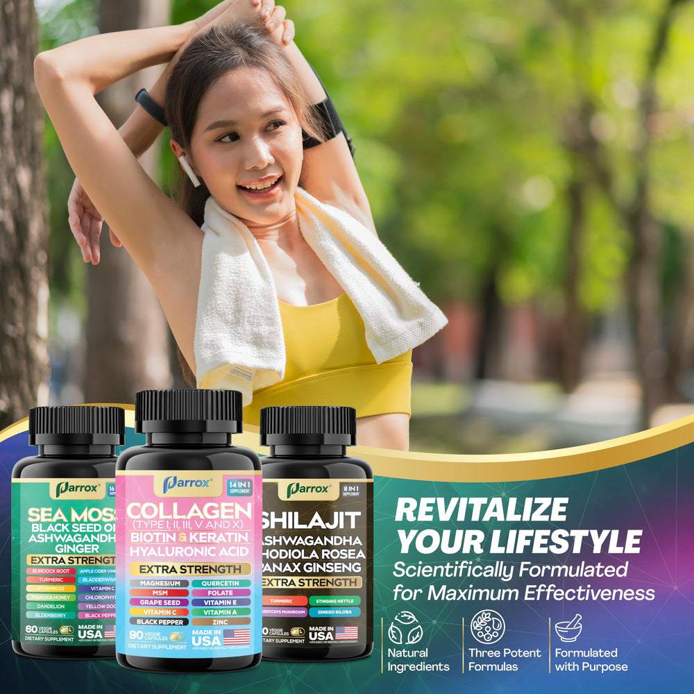 Parrox Mess-Free Capsules bottle for convenient daily use.