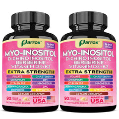Parrox Myo-Inositol bottle front for daily balance support.