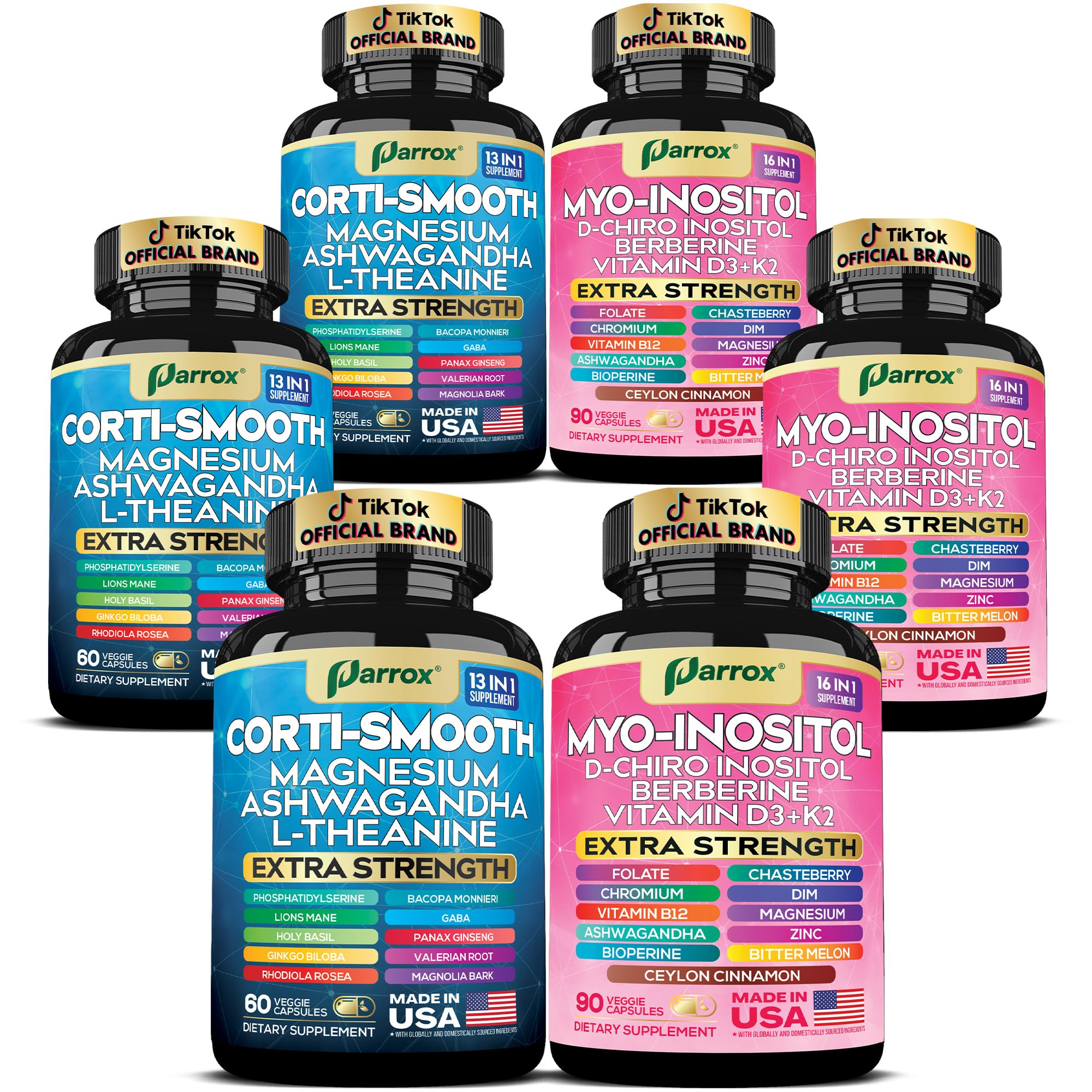 Parrox Soothe and Smooth bundle hero image showing calm balance and focus