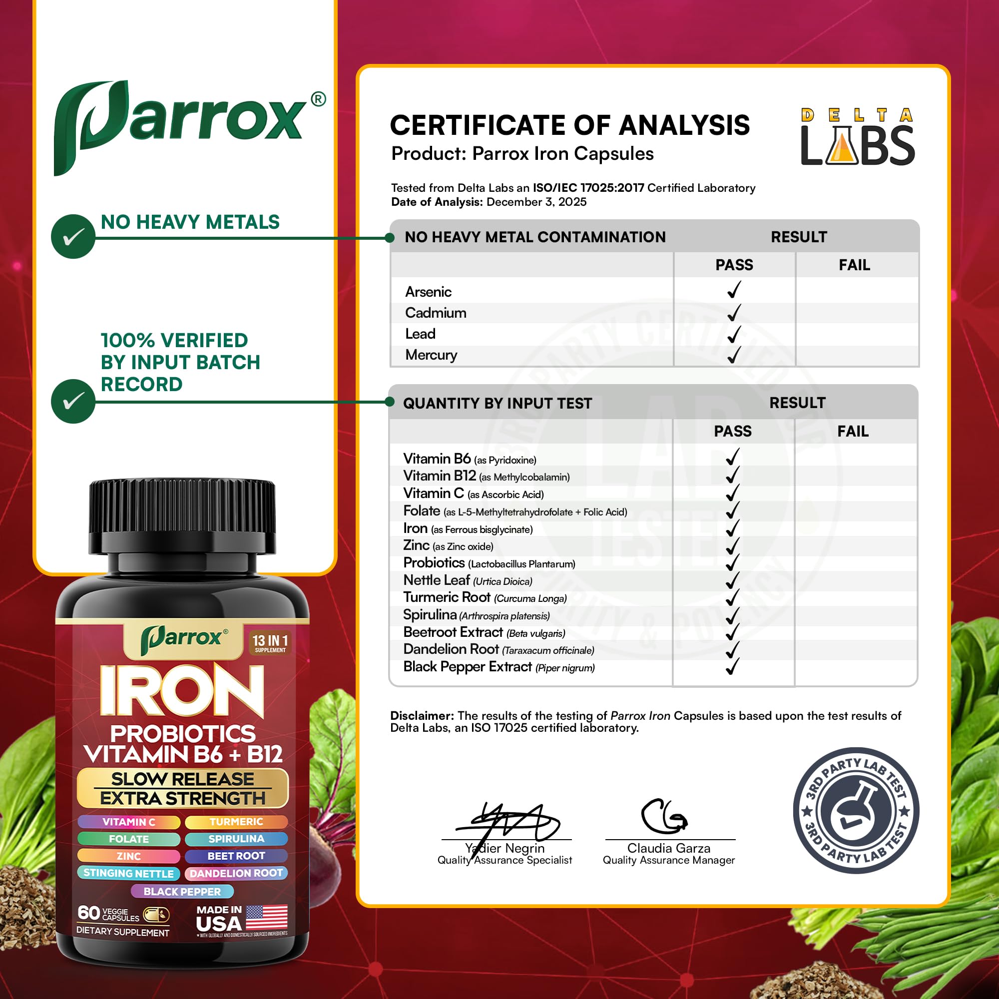 Parrox spirulina-turmeric-vitamin-c-zinc capsule for multi-nutrient support