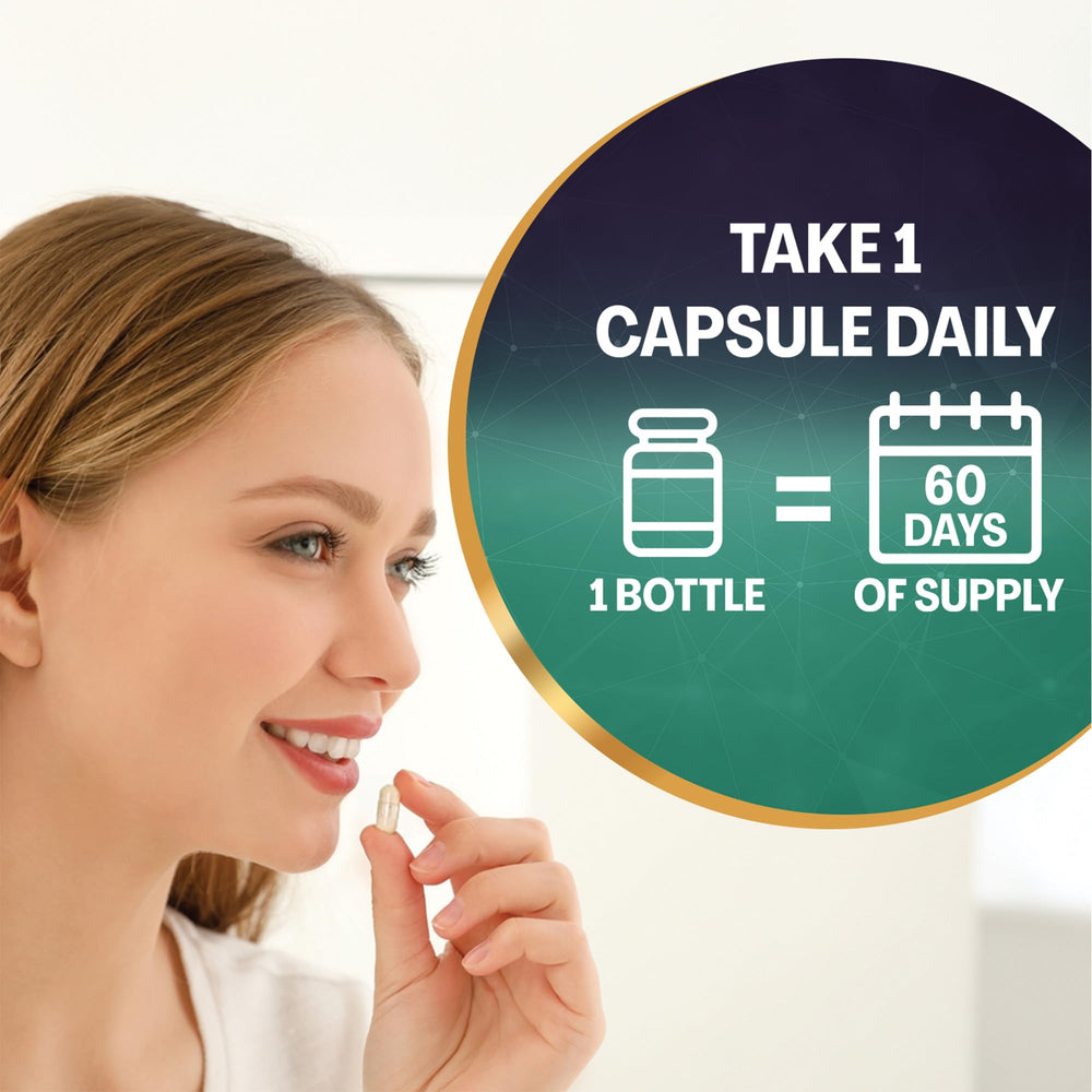 Parrox Stinging Nettle capsule bottle promotes overall well-being.