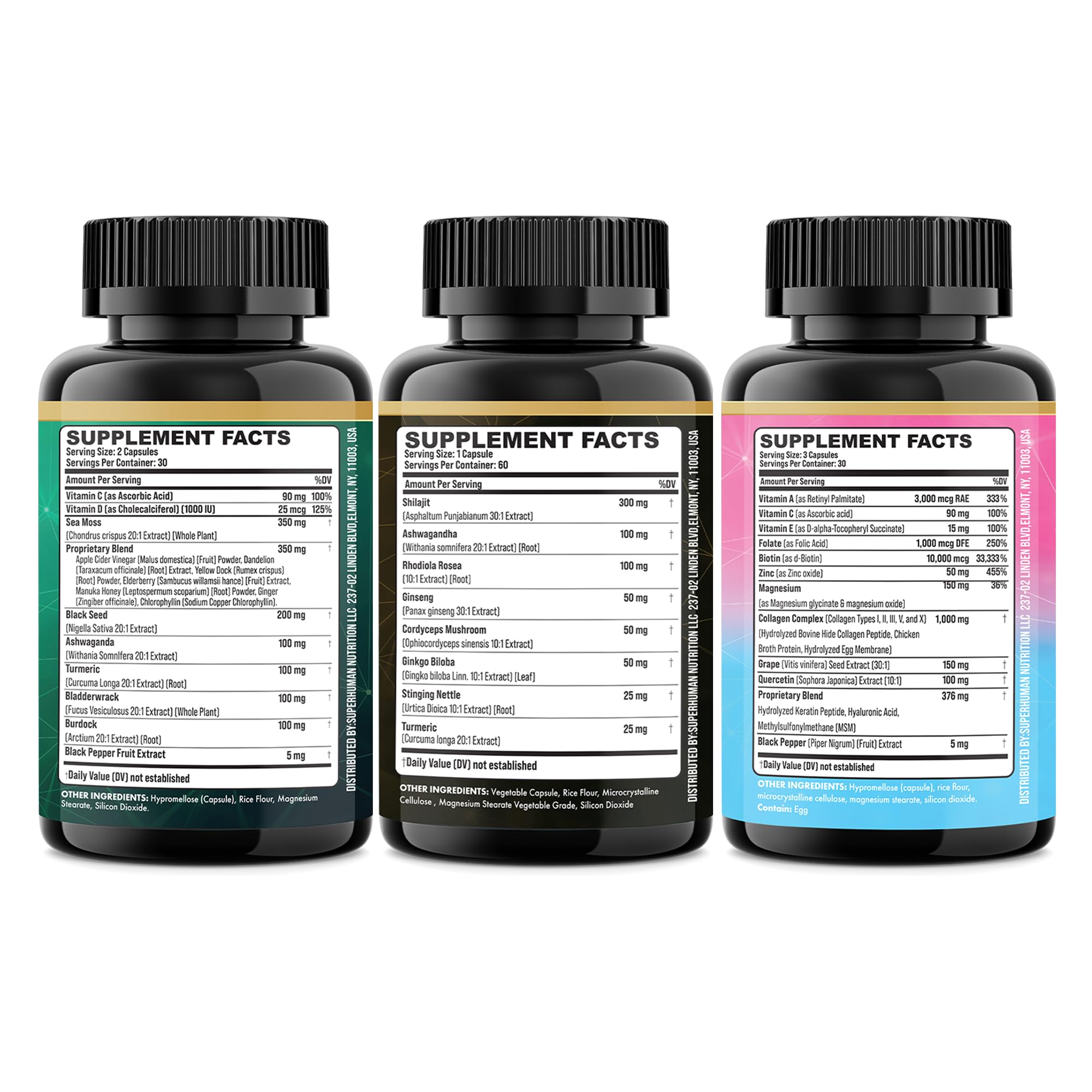 Parrox Unisex Daily Supplement bottle designed for all adults.