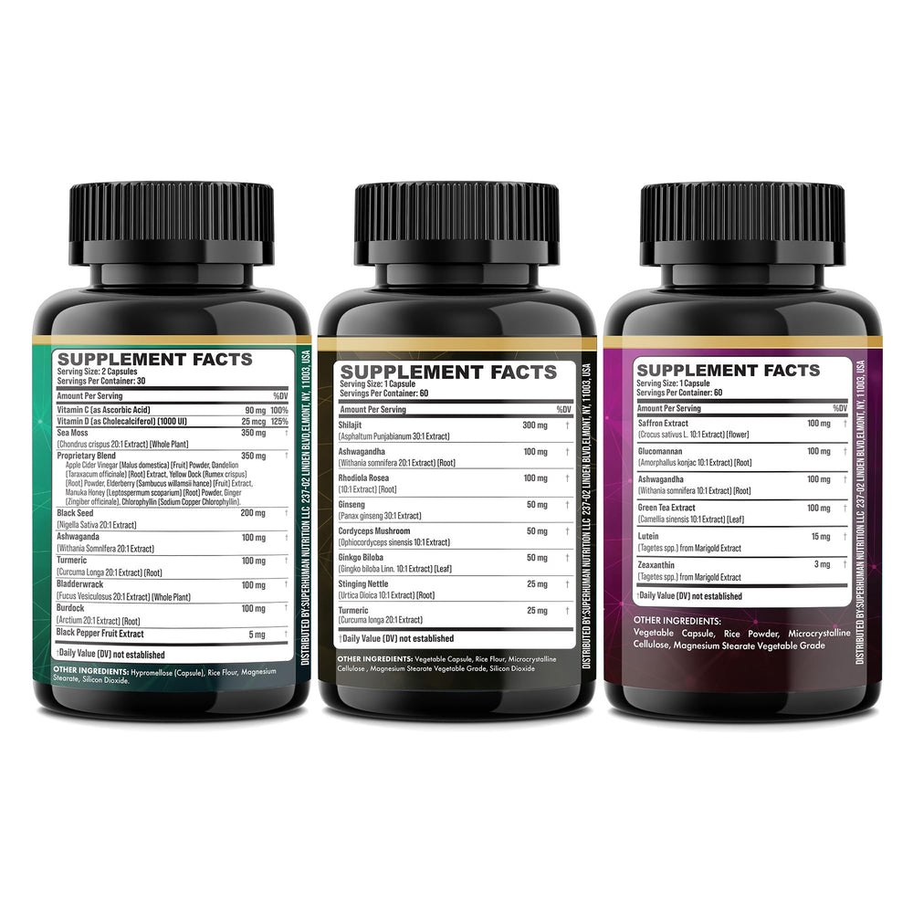 Parrox Vision Vitality Trio eco-pack packaging indicates recyclable materials.