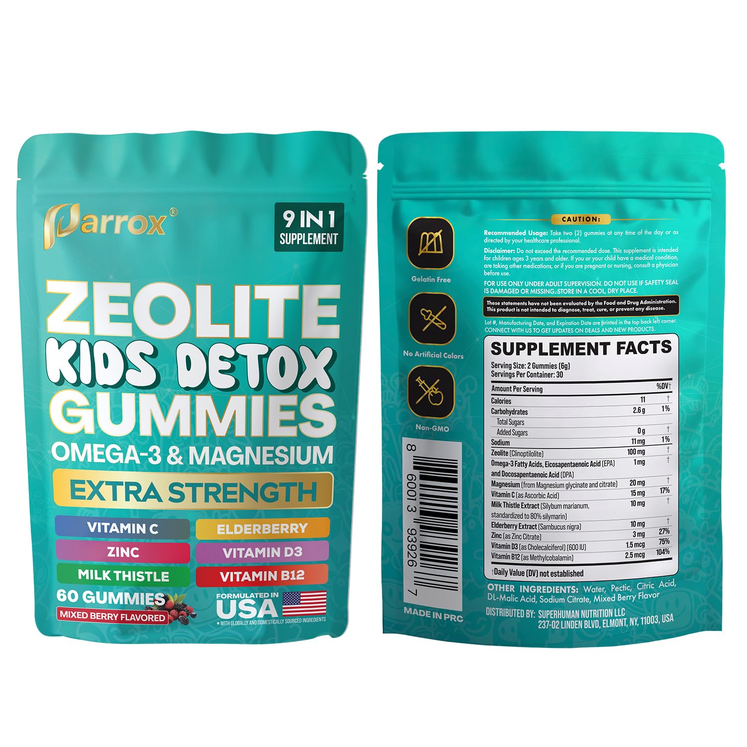 Gummies beside fruit and vitamins hint at balanced daily wellness habits