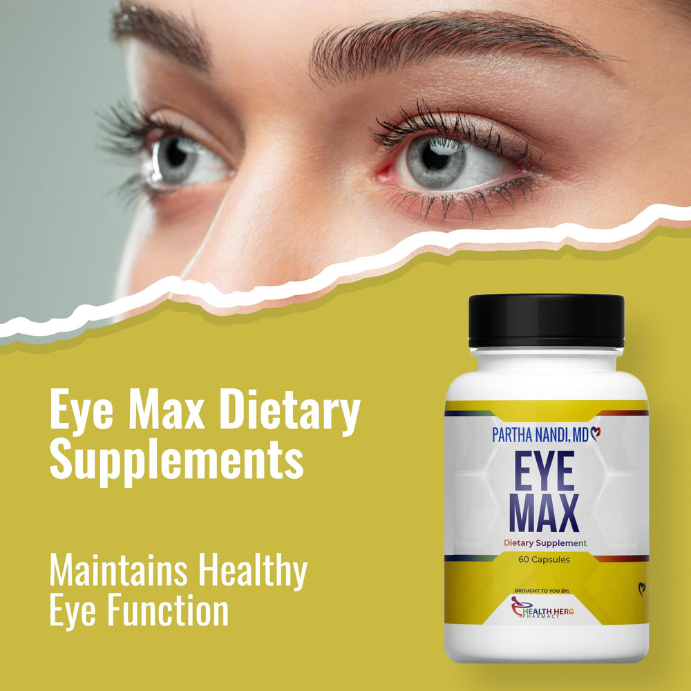 Partha Nandi Eye Max Vision made in USA seal signals quality and trusted manufacturing.