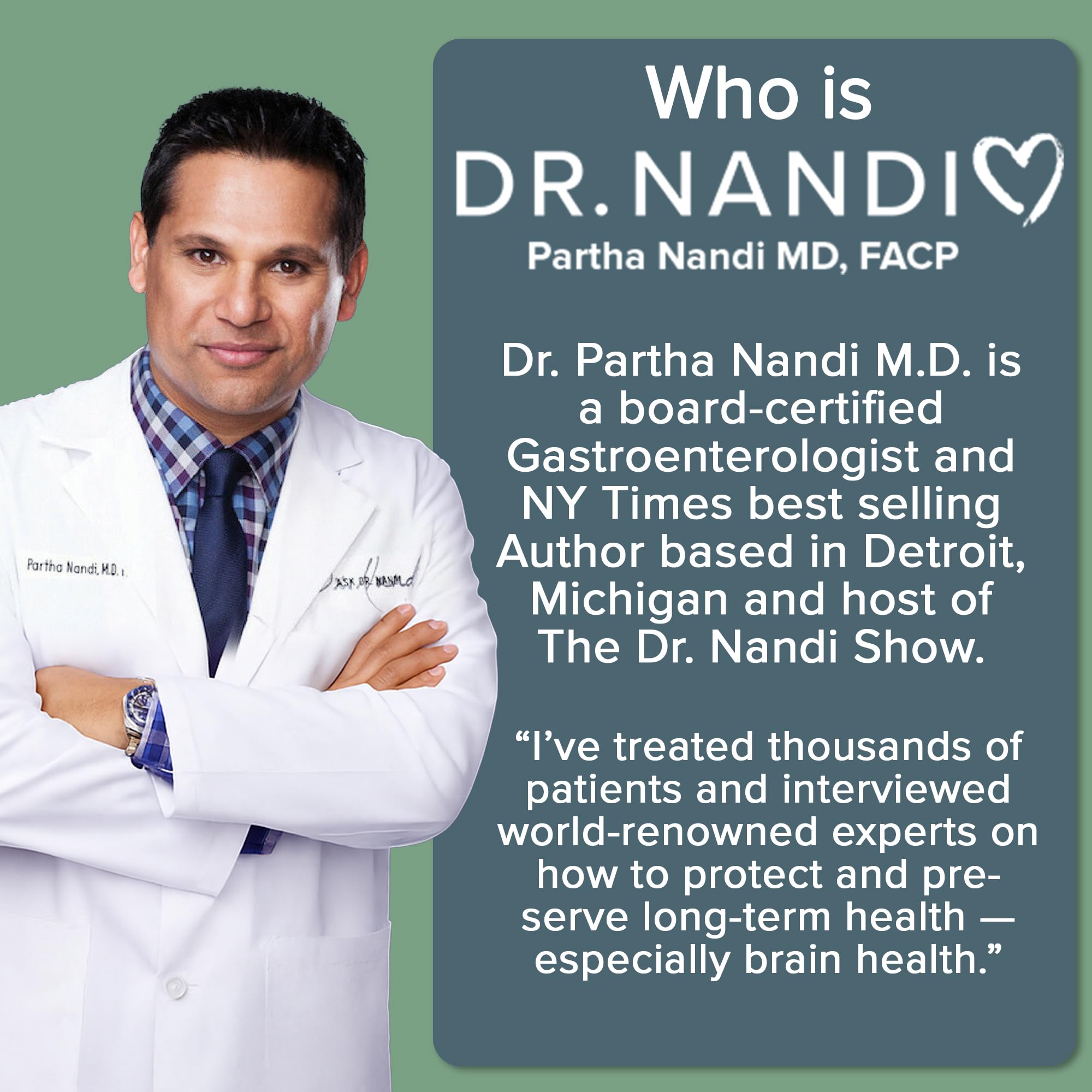 Partha Nandi Eye Max Vision non-GMO label highlights plant based eye nutrition.