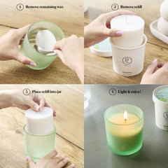 PartyLite Mulberry and pomegranate notes provide a refreshing home scent.
