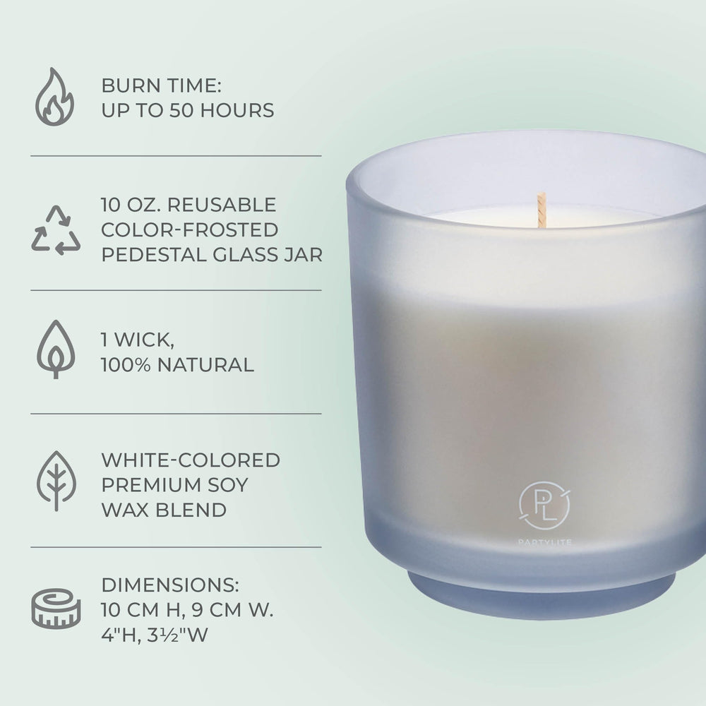 PartyLite Ocean-Moss-Middle-Notes center the marine heart of the blend.