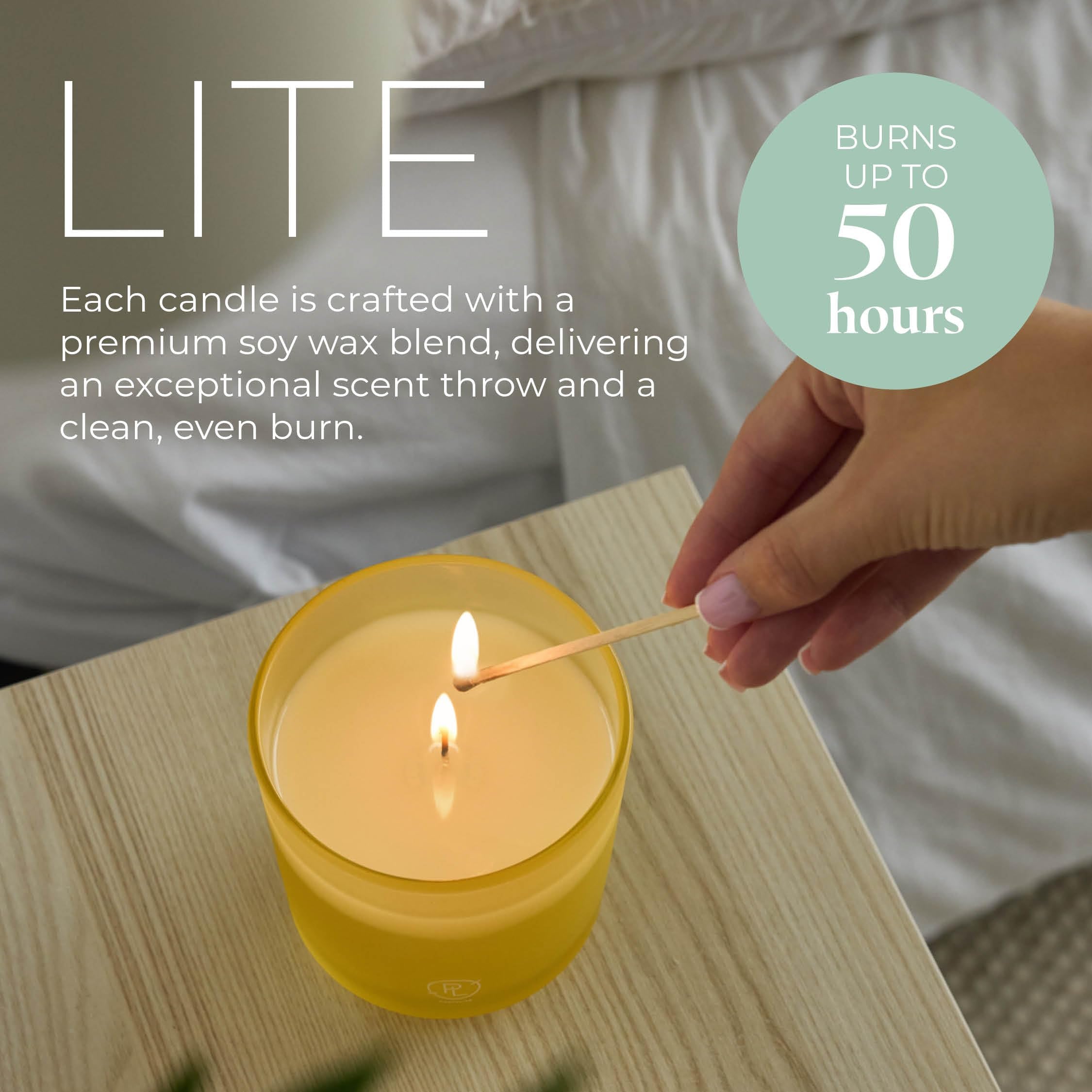PartyLite Vanilla-Sea-Salt-Bottom-Notes provide comforting sweetness and warmth.