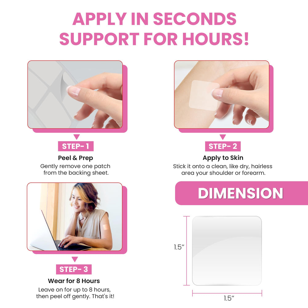 Patchvana Collagen Plus Patch discreet wear suited for busy mornings