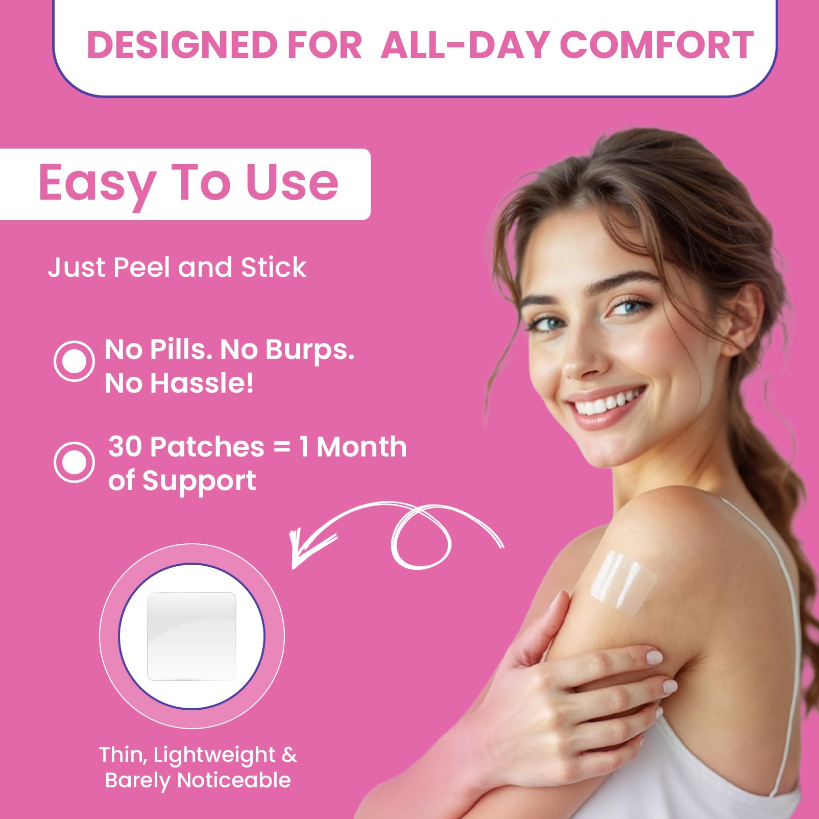 Patchvana Collagen Plus Patch packaging and label emphasize clean design