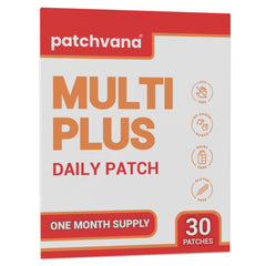 Patchvana multivitamin patch on skin for discreet daily wellness