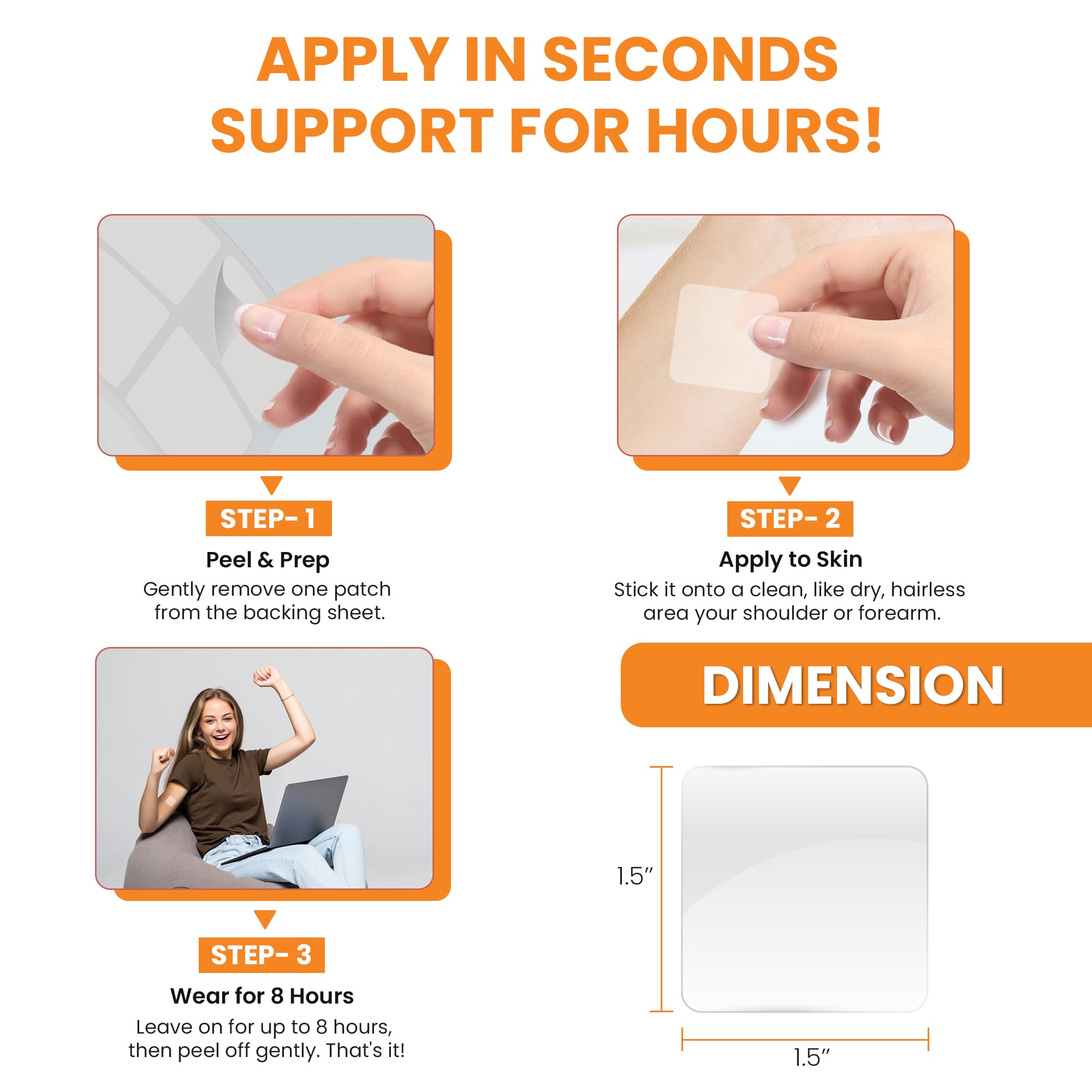 Patchvana turmeric patch packaging shown for minimalist wellness routine.