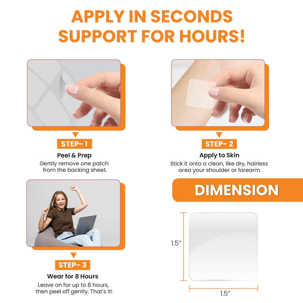 Patchvana turmeric patch packaging shown for minimalist wellness routine.