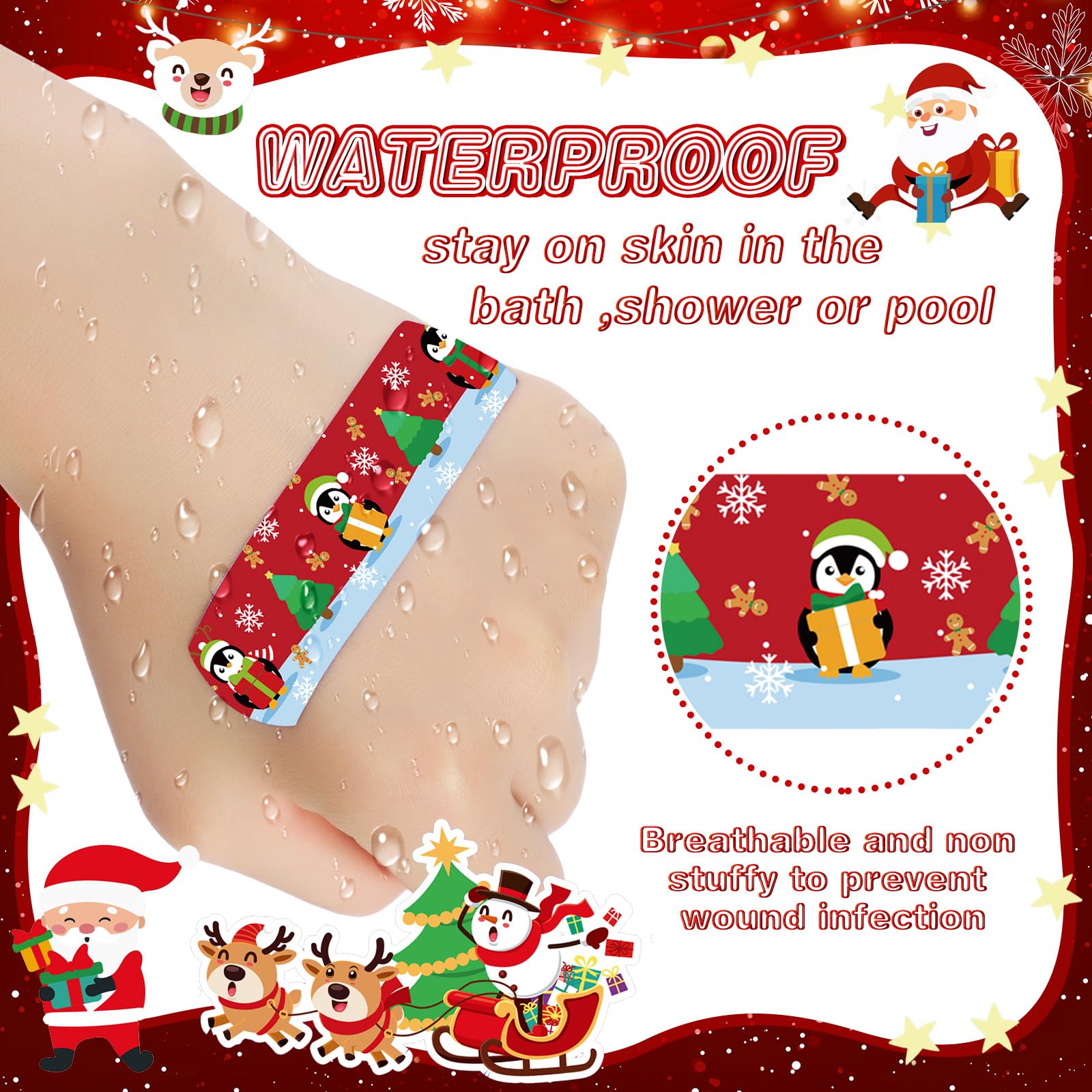Patelai Bandages individually packaged for cleanliness and easy use.