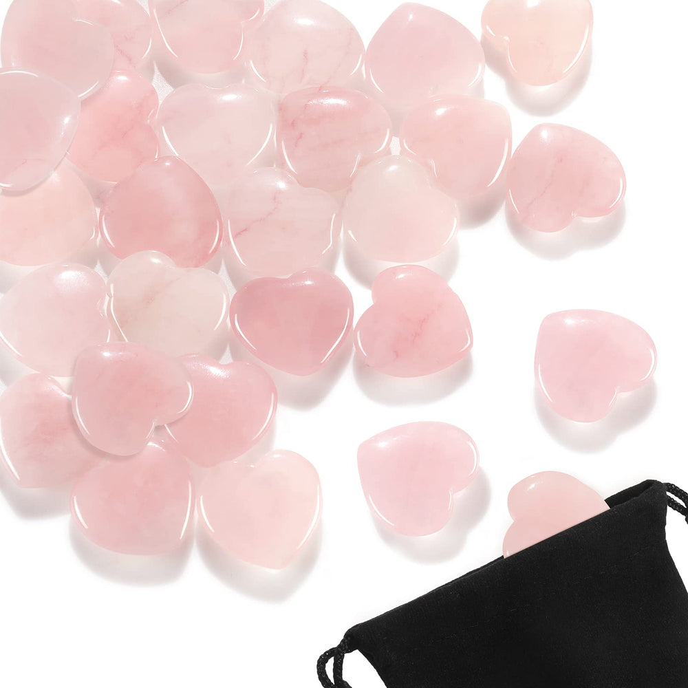 Patelai rose quartz heart crystal offers a calming touch for mindful moments.