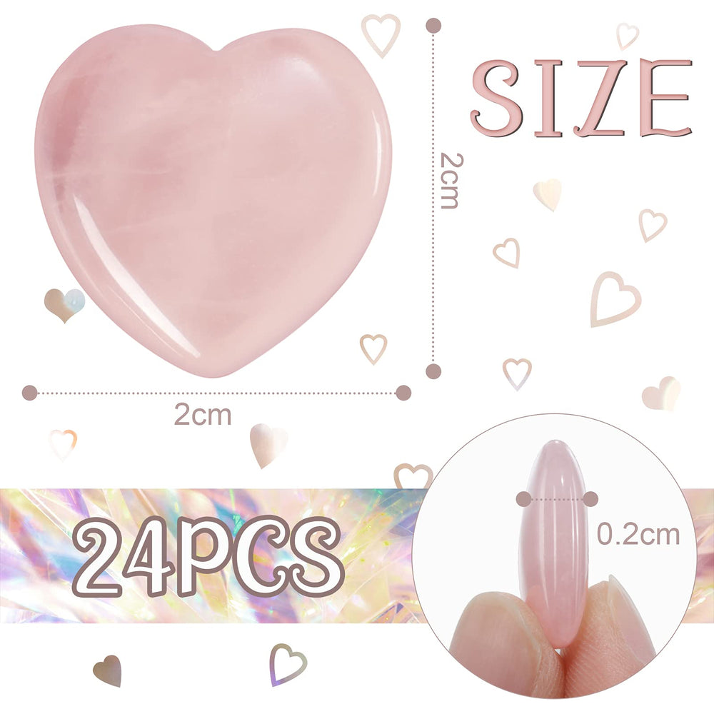 Patelai rose quartz heart crystal fits a pocket for on-the-go calm.