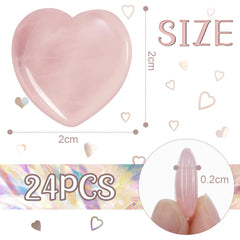 Patelai rose quartz heart crystal fits a pocket for on-the-go calm.