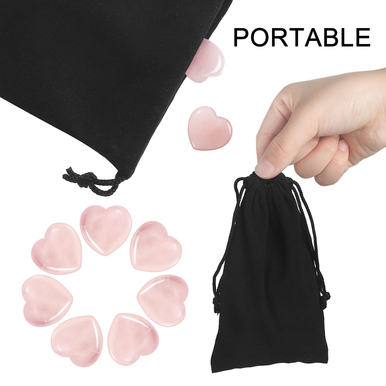 Patelai rose quartz heart crystal makes a thoughtful Valentine's gift.