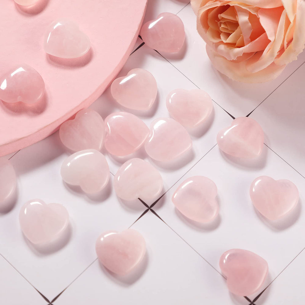 Patelai rose quartz heart crystal supports focused meditation at home.