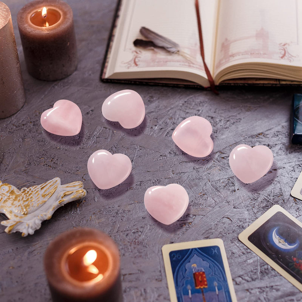 Patelai rose quartz heart crystal set for gifting on special occasions.