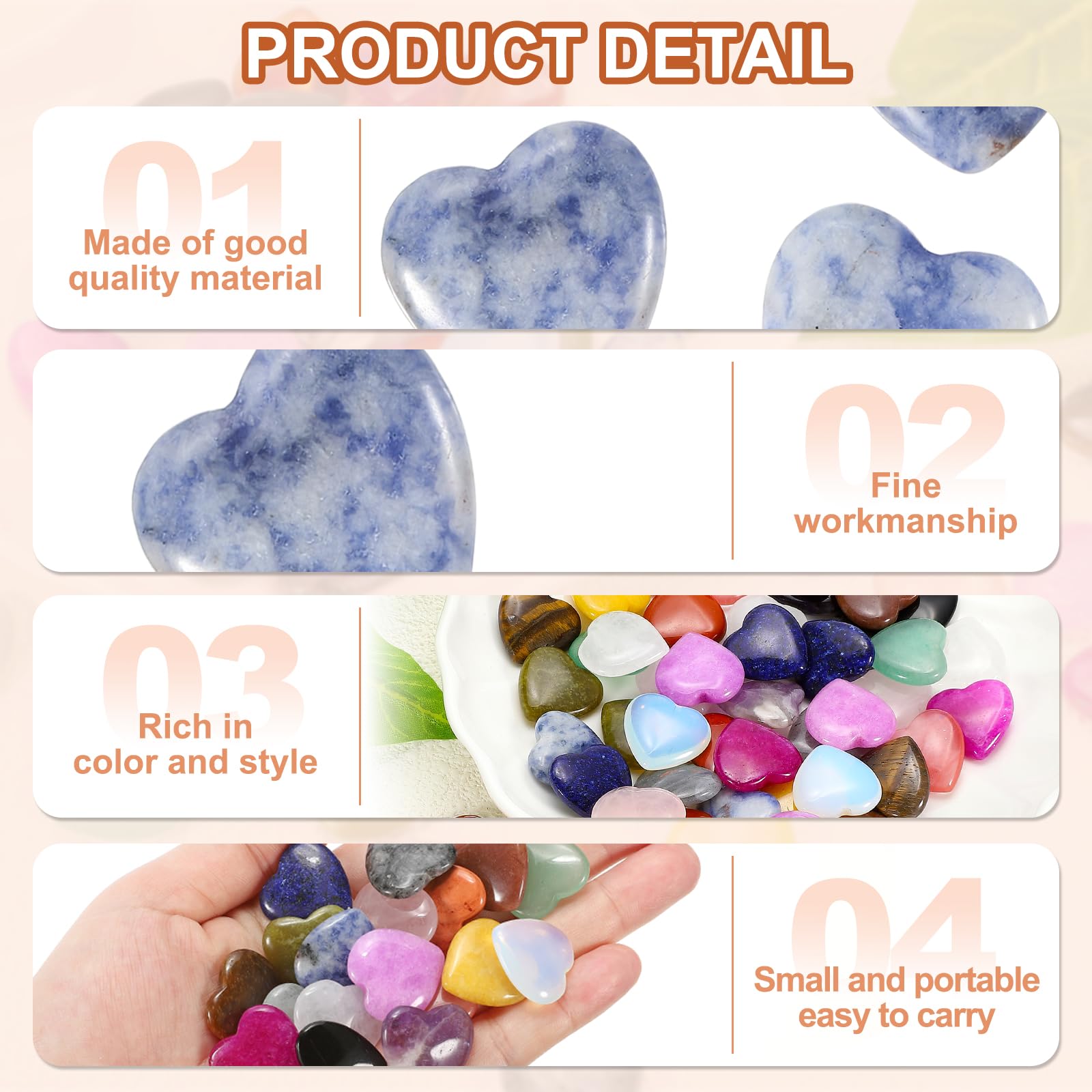 PATIKIL blue heart crystal gift-ready piece for loved ones.