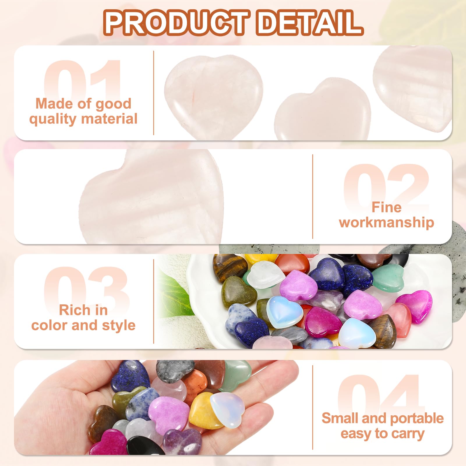PATIKIL pink heart crystal gift set ideal for birthdays and special occasions.