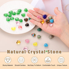 PATIKIL heart crystal polished surface emphasizes tactile calm for handheld relaxation.
