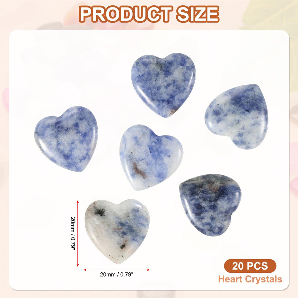 PATIKIL blue rose quartz heart crystal in meditation space for focus.