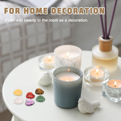 PATIKIL emerald green heart crystal decor for home or desk.