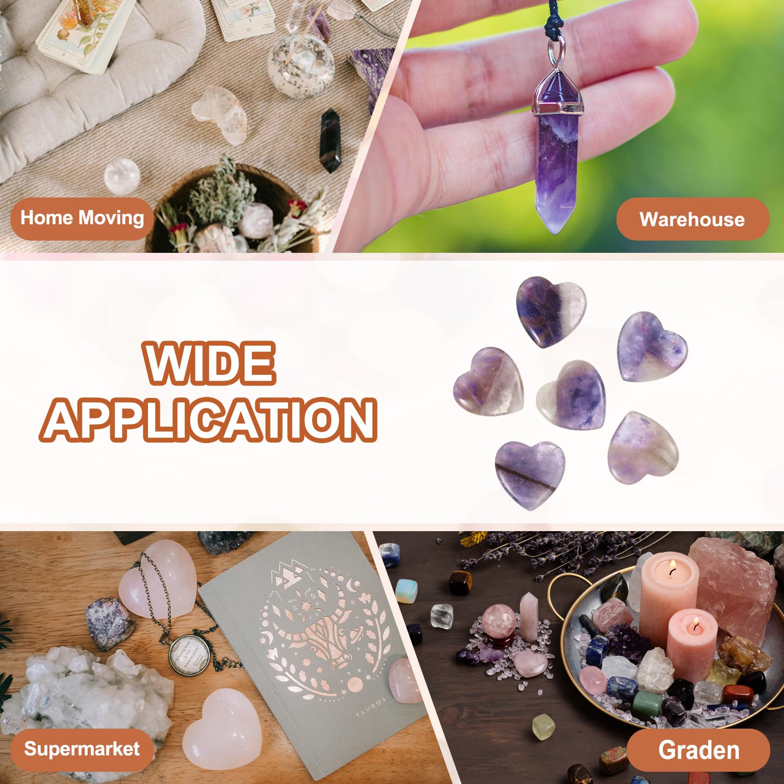 PATIKIL packaged heart crystals ideal for gifting on special occasions