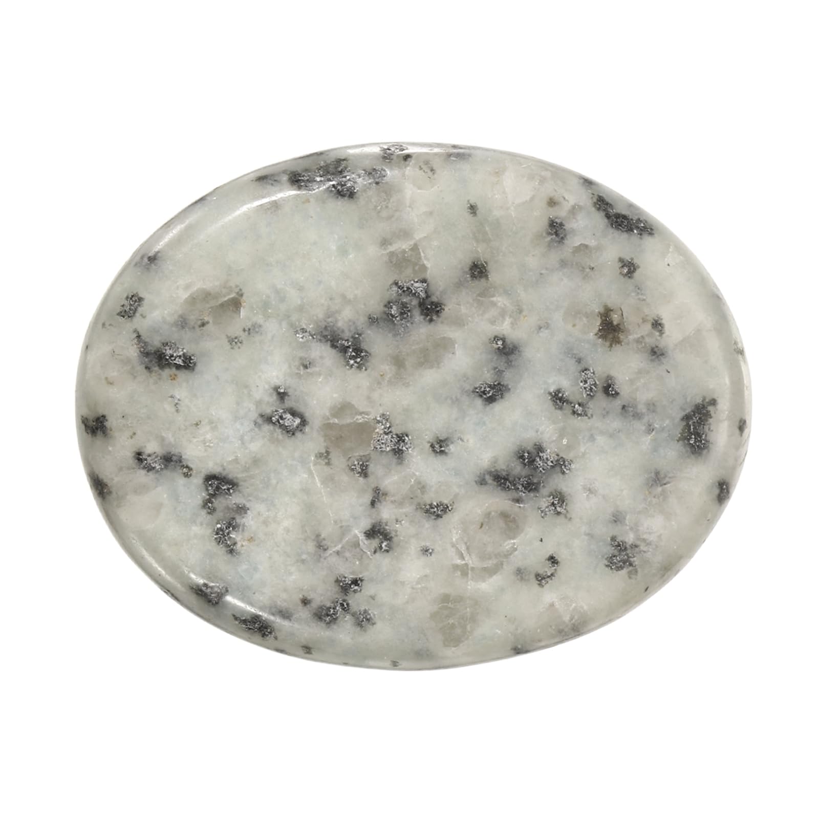 PATIKIL thumb worry stone in foggy blue, smooth, calming touch.