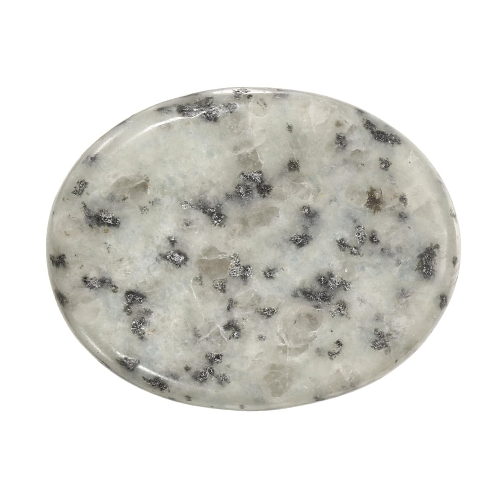 PATIKIL thumb worry stone in foggy blue, smooth, calming touch.