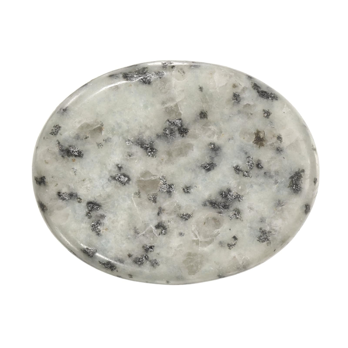 PATIKIL thumb worry stone in foggy blue, smooth, calming touch.