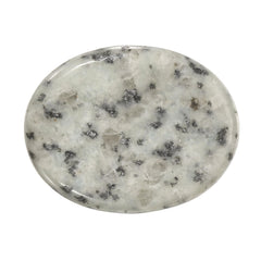 PATIKIL thumb worry stone in foggy blue, smooth, calming touch.