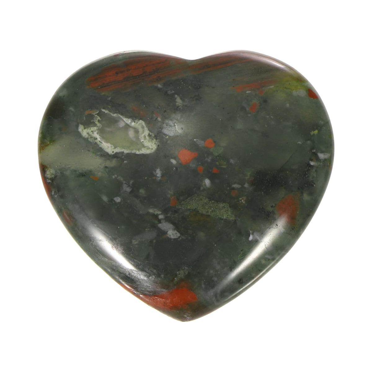 PATIKIL Thumb Worry Stone in green-red, portable stress relief for on-the-go calm.