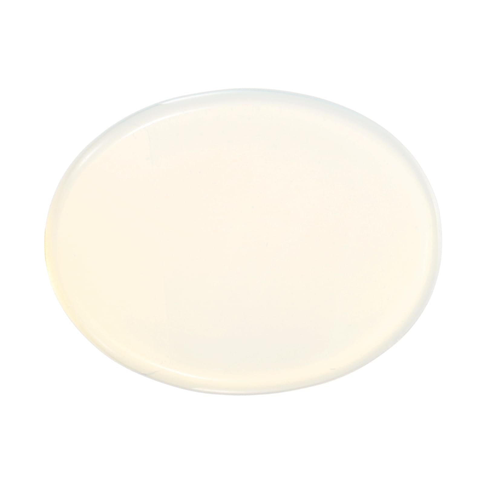 PATIKIL thumb worry stone Opalite front view for calm, portable stress relief.