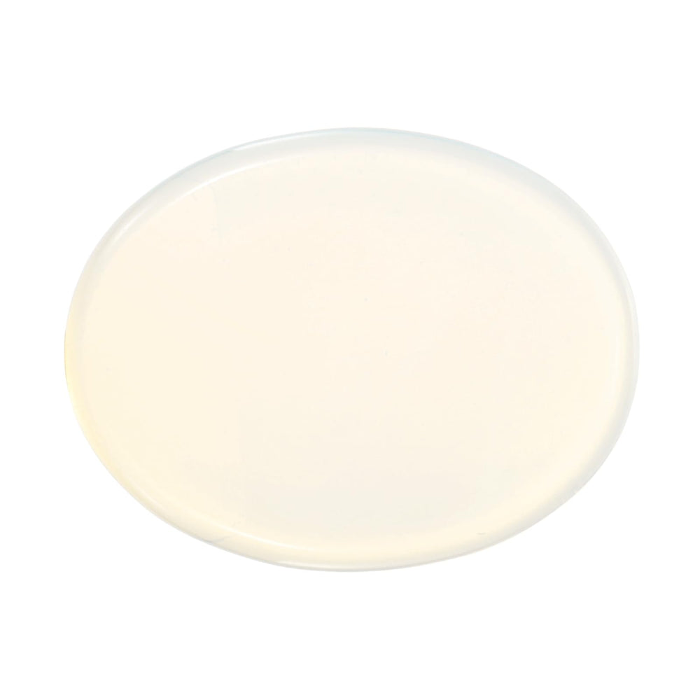 PATIKIL thumb worry stone Opalite front view for calm, portable stress relief.