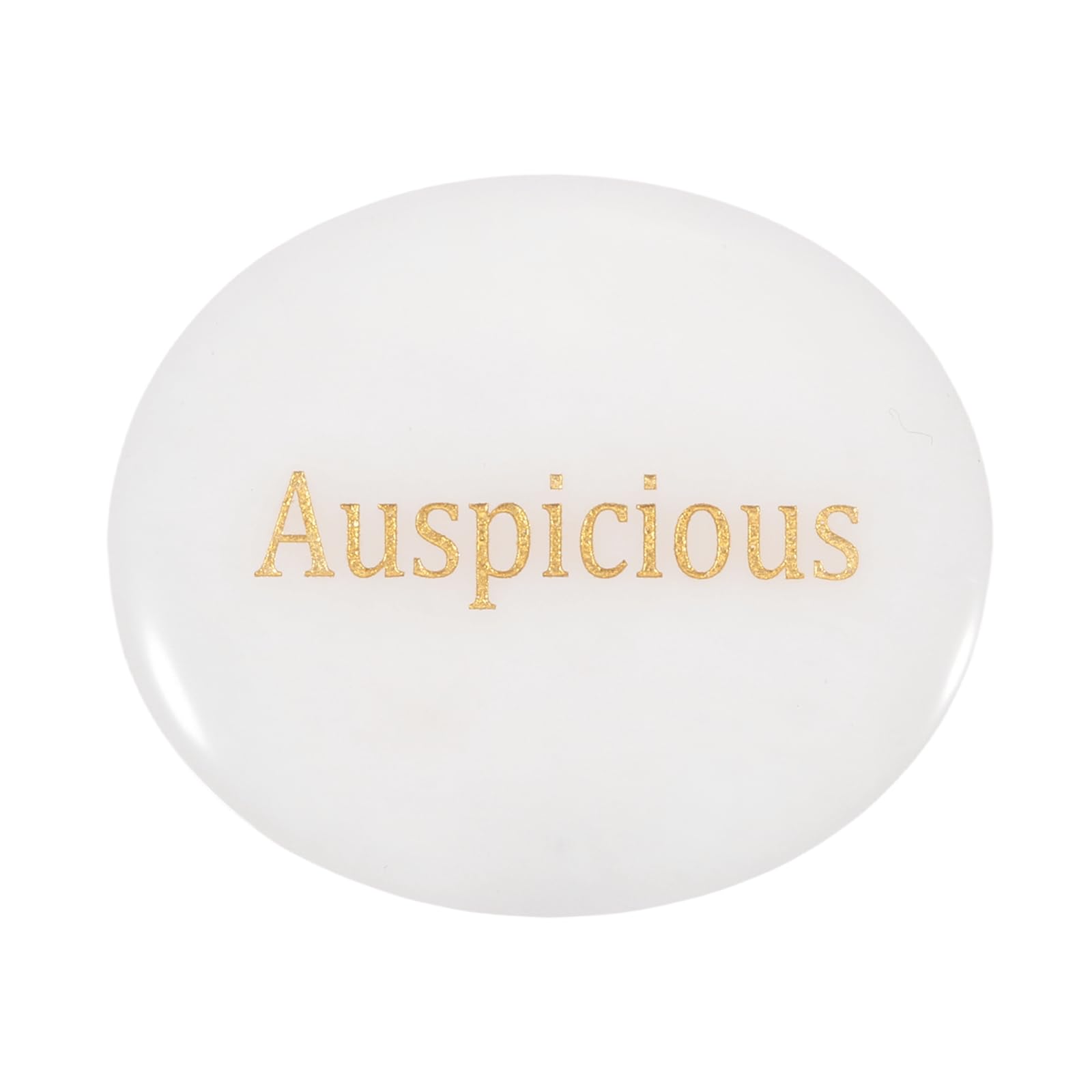 PATIKIL thumb worry stone in oval white marble for on-the-go calm