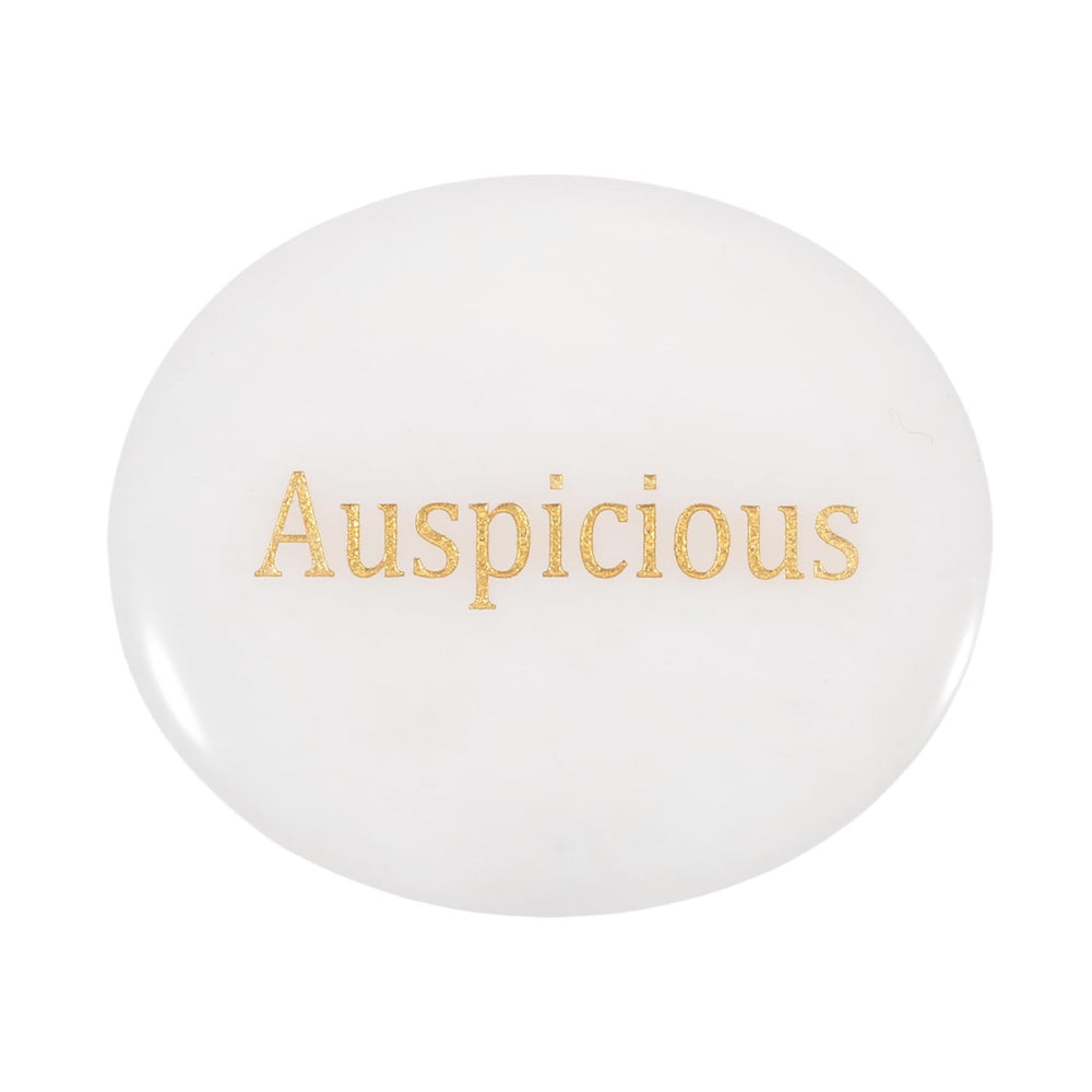 PATIKIL thumb worry stone in oval white marble for on-the-go calm