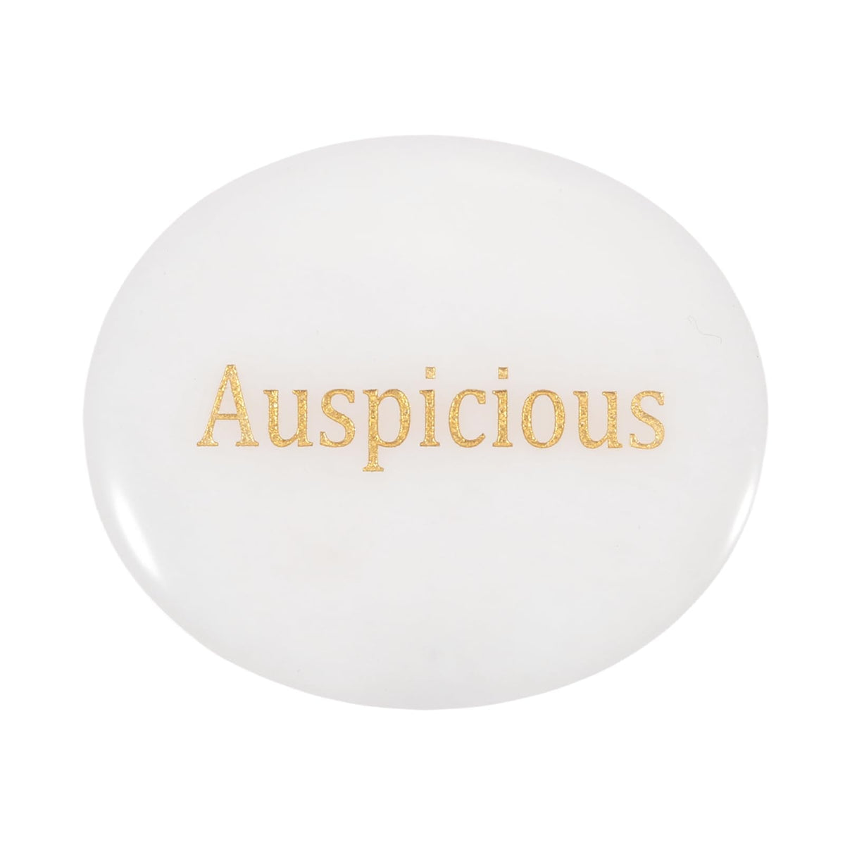 PATIKIL thumb worry stone in oval white marble for on-the-go calm