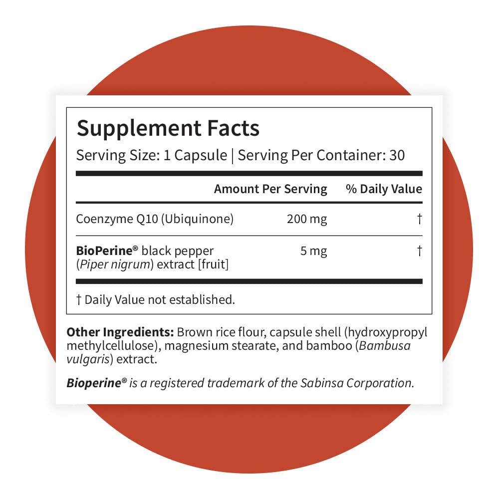 Pattern Wellness CoQ10 non-GMO formula supports a simple daily routine